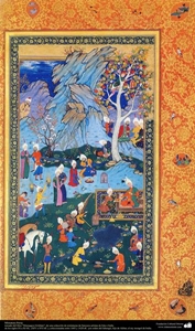 نقاشی -  160516282 - miniatura persa ii miniatura del libro