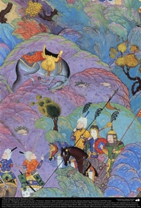 نقاشی -  333 - obras maestras de la miniatura persa tomado del