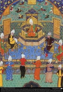 نقاشی -  342 - obras maestras de la miniatura persa tomado del shahname del