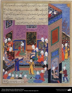 نقاشی -  172 - obras maestras de la miniatura persa zafar name teimuri 2