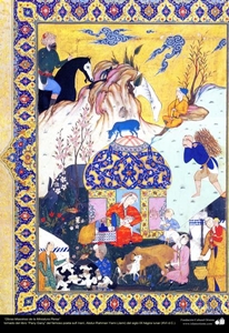 نقاشی -  115 - obras maestras de la miniatura persa de libro \